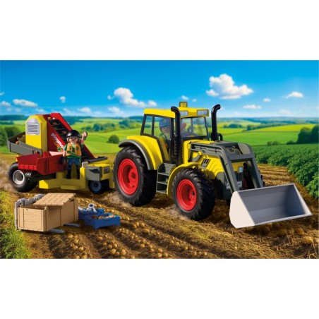 PLAYMOBIL Country 72161 Tracteur avec récolteur de pommes de terre