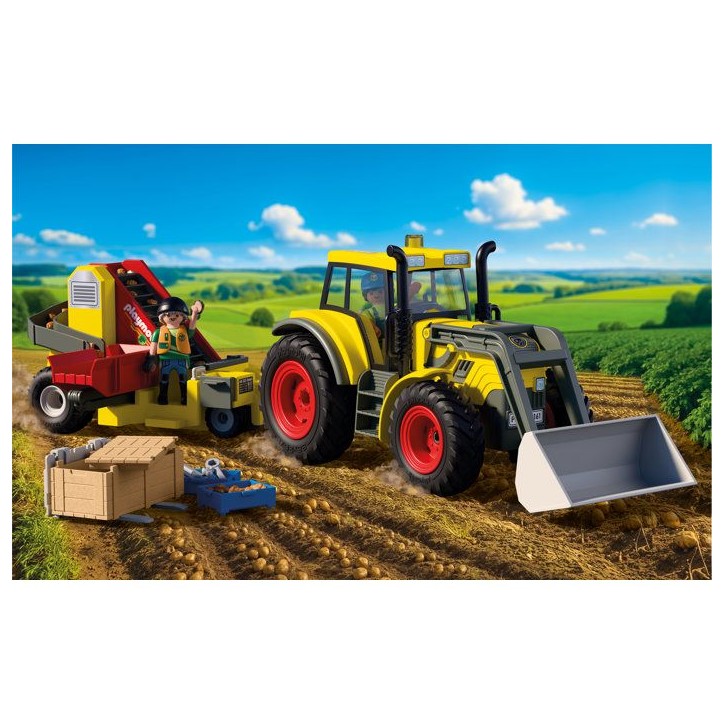 PLAYMOBIL Country 72161 Tracteur avec récolteur de pommes de terre