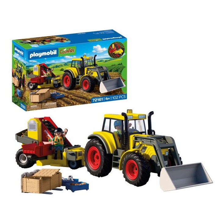 PLAYMOBIL Country 72161 Tracteur avec récolteur de pommes de terre