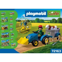 PLAYMOBIL Country 72163 Petit tracteur avec andaineur a foin
