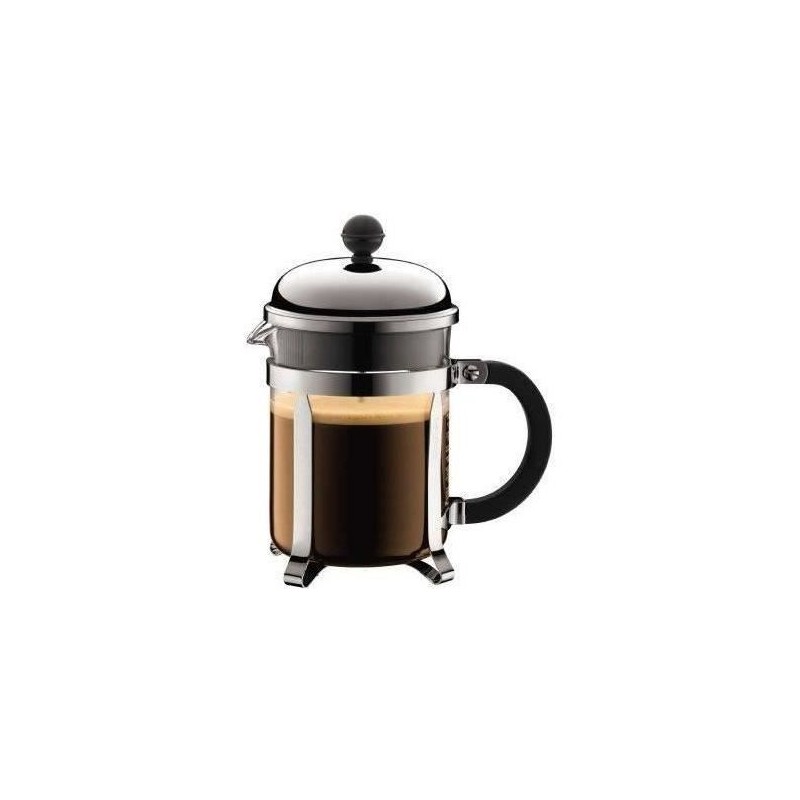 CHAMBORD - Cafetiere a piston BODUM , 4 tasses, 0.5 l, acier inox CHAMBORD - Cafetiere a piston BODUM , 4 tasses, 0.5 l, acier inox