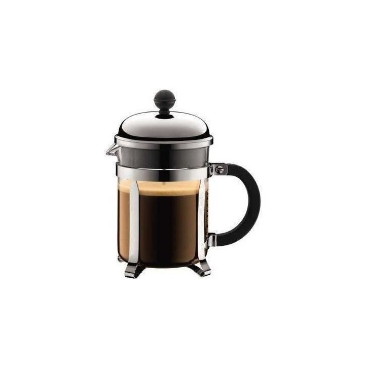 CHAMBORD - Cafetiere a piston BODUM , 4 tasses, 0.5 l, acier inox
