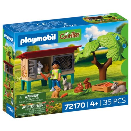 PLAYMOBIL Country 72170 Clapier a lapins et accessoires