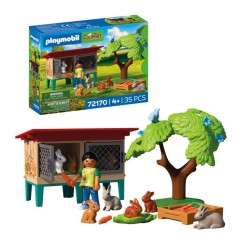 PLAYMOBIL Country 72170 Clapier a lapins et accessoires