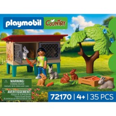 PLAYMOBIL Country 72170 Clapier a lapins et accessoires