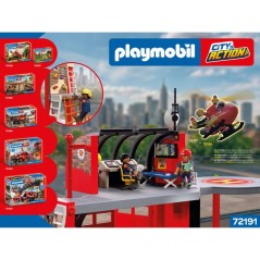 PLAYMOBIL 72191 Grande caserne de pompiers, City Action,