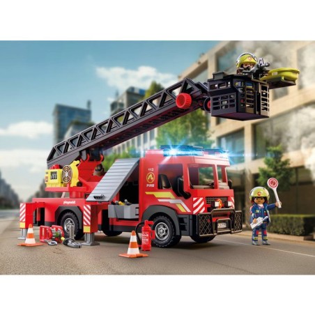 PLAYMOBIL City Action 72192 Camion de pompiers a grande échelle