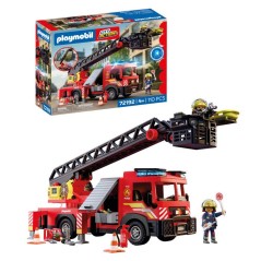 PLAYMOBIL City Action 72192 Camion de pompiers a grande échelle