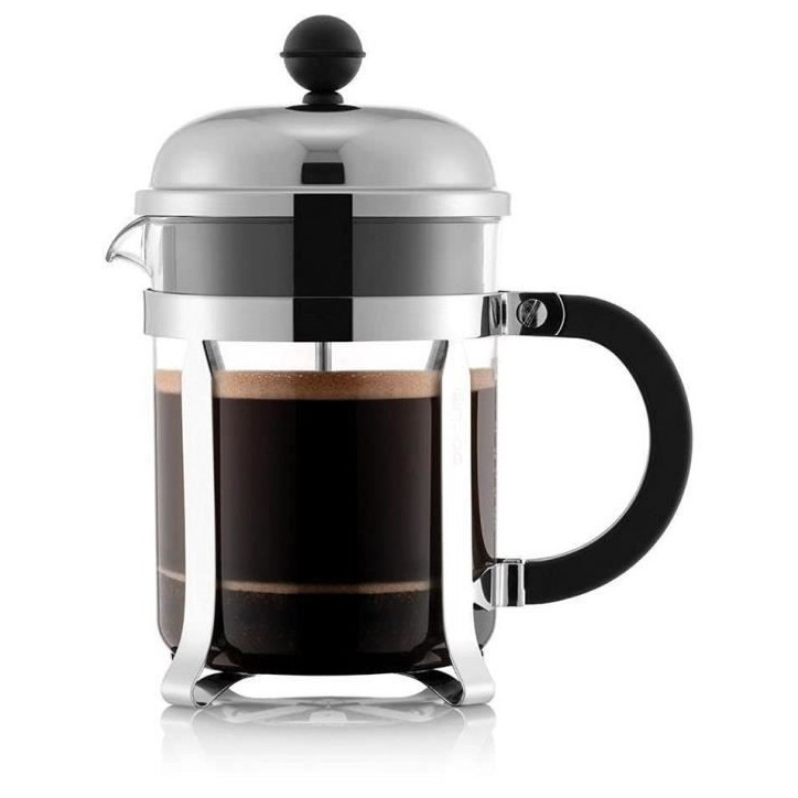 CHAMBORD - Cafetiere a piston BODUM , 4 tasses, 0.5 l, acier inox