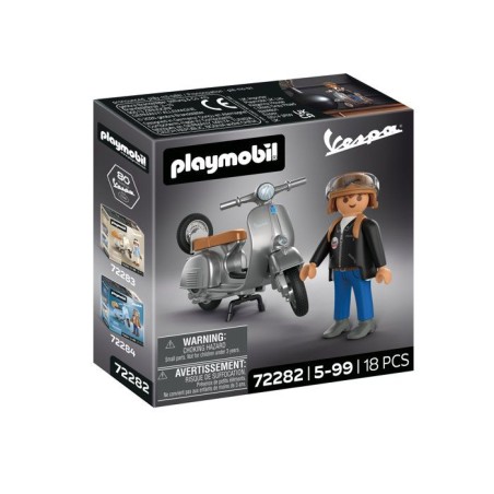 PLAYMOBIL 72282 Vespa 80eme anniversaire : Style Original