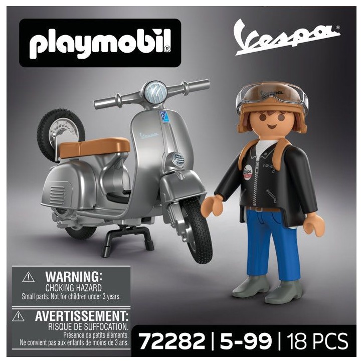 PLAYMOBIL 72282 Vespa 80eme anniversaire : Style Original