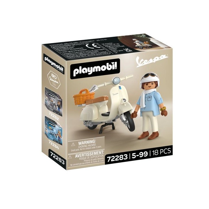 PLAYMOBIL 72283 Vespa 80eme anniversaire : Style Classique, 18 pieces, Des 14 ans