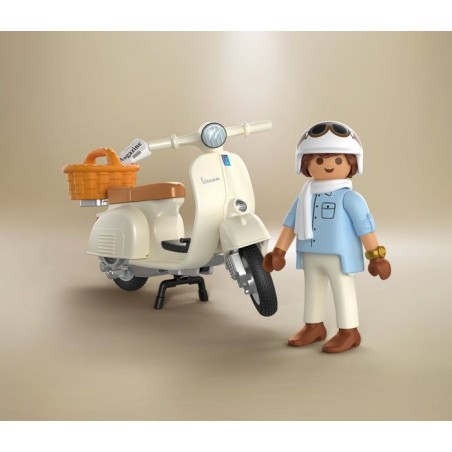 PLAYMOBIL 72283 Vespa 80eme anniversaire : Style Classique, 18 pieces, Des 14 ans