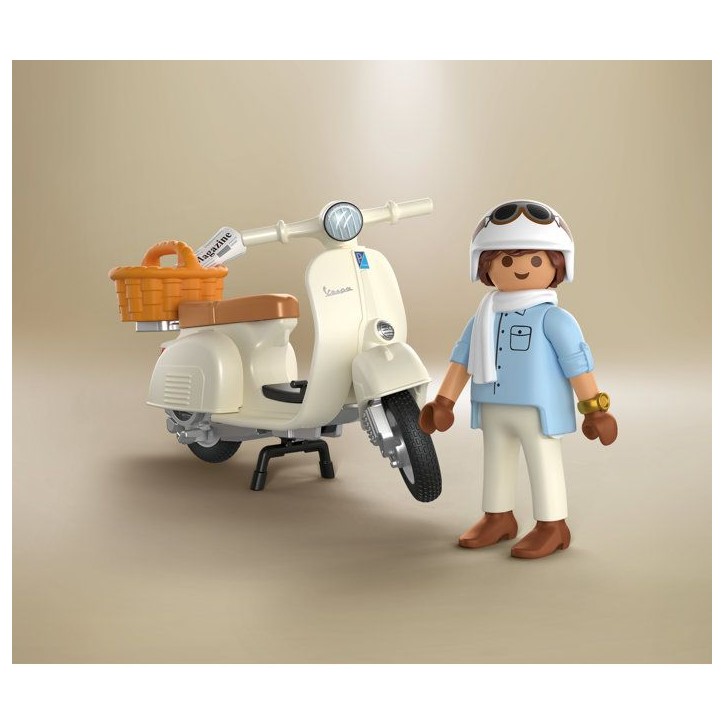 PLAYMOBIL 72283 Vespa 80eme anniversaire : Style Classique, 18 pieces, Des 14 ans