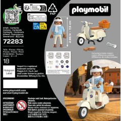 PLAYMOBIL 72283 Vespa 80eme anniversaire : Style Classique, 18 pieces,