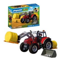 PLAYMOBIL Country 72305 Tracteur fourche a paille