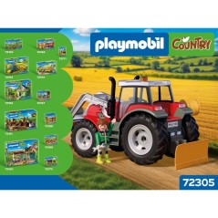 PLAYMOBIL Country 72305 Tracteur fourche a paille