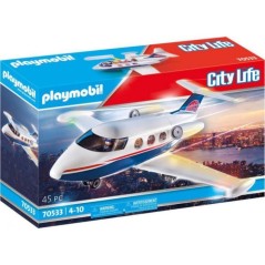 PLAYMOBIL 70533 Jet privé, City action, My life, 45 pieces, monde min