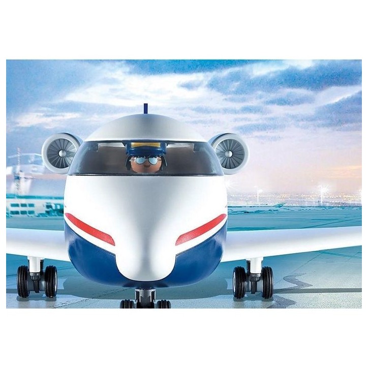 PLAYMOBIL 70533 Jet privé, City action, My life, 45 pieces, monde miniature pour enfant des 4 ans