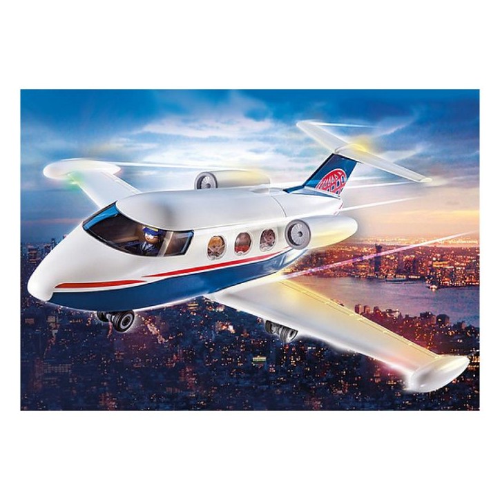 PLAYMOBIL 70533 Jet privé, City action, My life, 45 pieces, monde miniature pour enfant des 4 ans