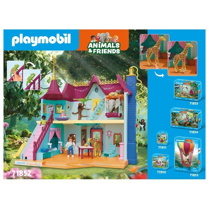 PLAYMOBIL 71852 Manoir Coloré des Animaux