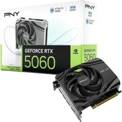 PNY - Carte graphique - NVIDIA - GeForce RTX 5060 - Single Fan - 8 Go