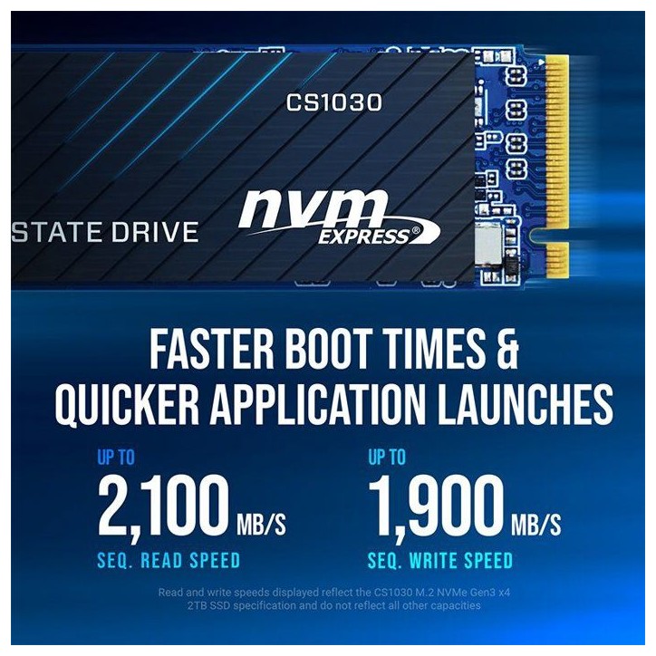 PNY - CS1030 - SSD interne NVMe - 2 To - M.2 PNY - CS1030 - SSD interne NVMe - 2 To - M.2