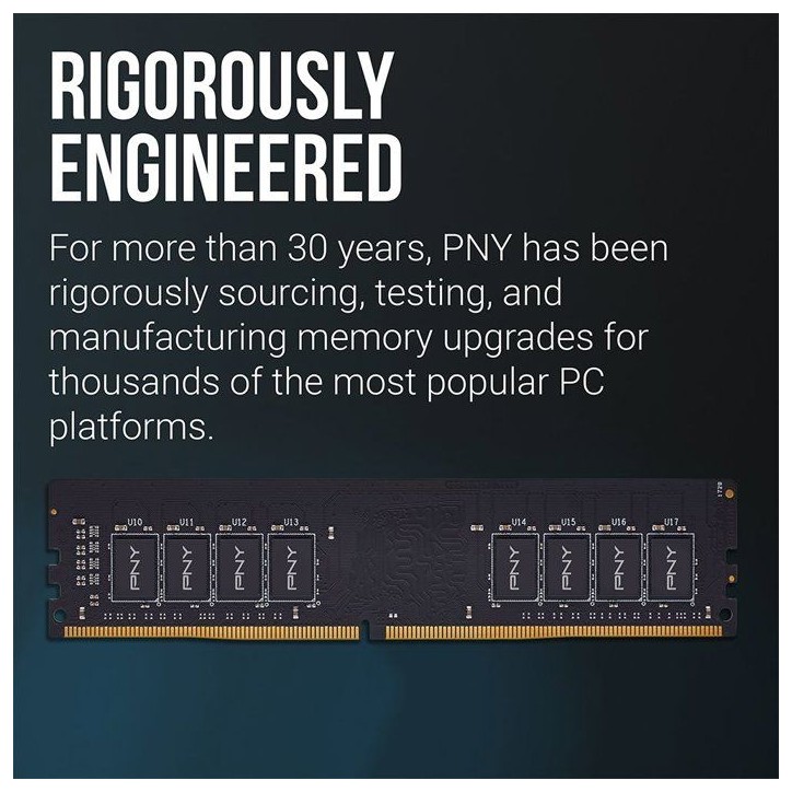 Module mémoire - PNY - MD16GSD42666-SB - DDR4 - 2666MHz - 16Go Module mémoire - PNY - MD16GSD42666-SB - DDR4 - 2666MHz - 16Go