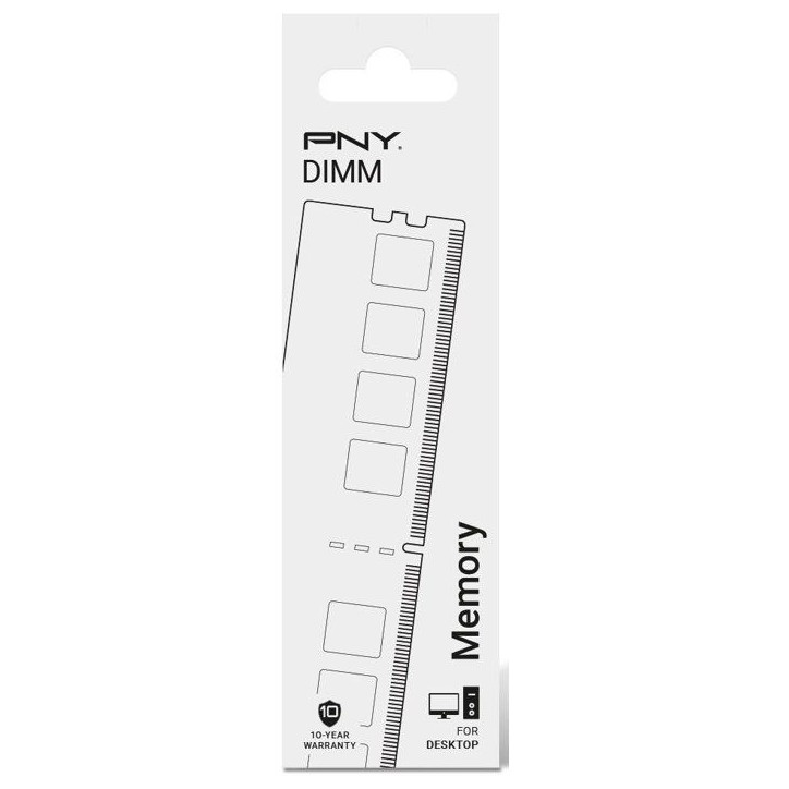 Module mémoire - PNY - MD8GSD55600-SB - DDR5 - 5600MHz - 8Go Module mémoire - PNY - MD8GSD55600-SB - DDR5 - 5600MHz - 8Go