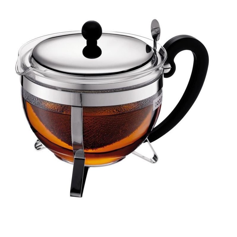Théiere - BODUM - Chamboard - Tamis en inox - 1.3 l - Brillant