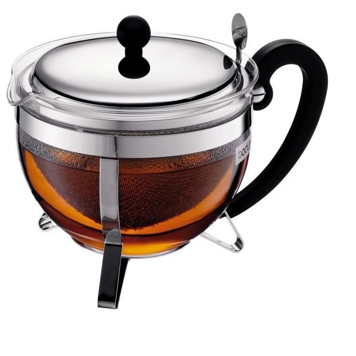 Théiere - BODUM - Chamboard - Tamis en inox - 1.3 l - Brillant