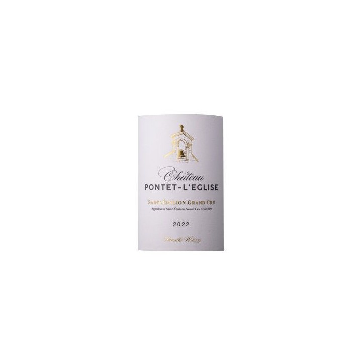 Château Pontet-l'église 2022 Saint-Emilion Grand Cru - Vin rouge de Bordeaux