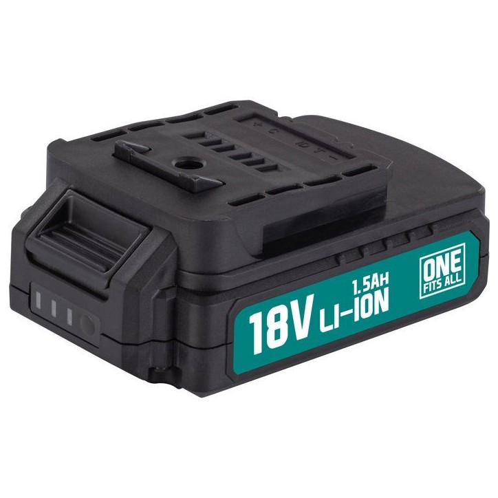 Batterie - POWERPLUS - 1500 mAh - 18 V - 3 voyants LED indiquant la charge restante Batterie - POWERPLUS - 1500 mAh - 18 V - 3 voyants LED indiquant la charge restante