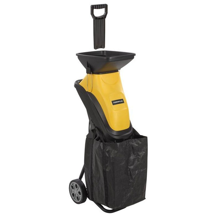 Broyeur de végétaux - POWERPLUS - 2500 W - Epaisseur jusqu'a 44 mm Broyeur de végétaux - POWERPLUS - 2500 W - Epaisseur jusqu'a 44 mm