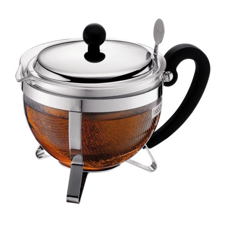 Théiere - BODUM - Chamboard - Tamis en inox - 1 l - Brillant
