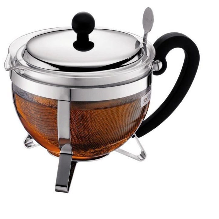 Théiere - BODUM - Chamboard - Tamis en inox - 1 l - Brillant