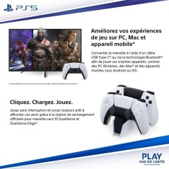 Manette sans fil DualSense - White I PS5 et PC