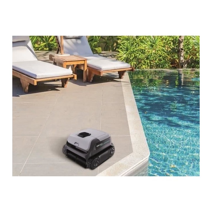 Robot aspirateur - Bestway - Graphite - nettoie fond et parois - 4x8m max Robot aspirateur - Bestway - Graphite - nettoie fond et parois - 4x8m max