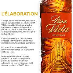 Pura Vida - Piña - Rhum - 37,5% Vol. - 70cl