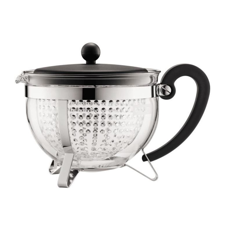 Théiere - BODUM - Chamboard - Tamis plastique - 1.3 l - Noir Théiere - BODUM - Chamboard - Tamis plastique - 1.3 l - Noir