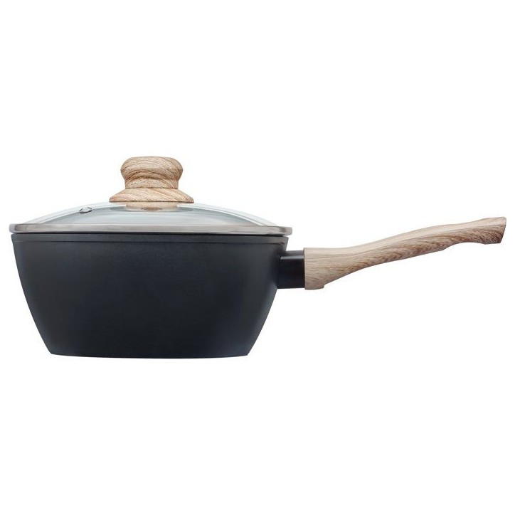 Casserole avec couvercle - PYREX - Cook & Care - 20 cm - Anti-adhérent - Induction - Sans PFAS