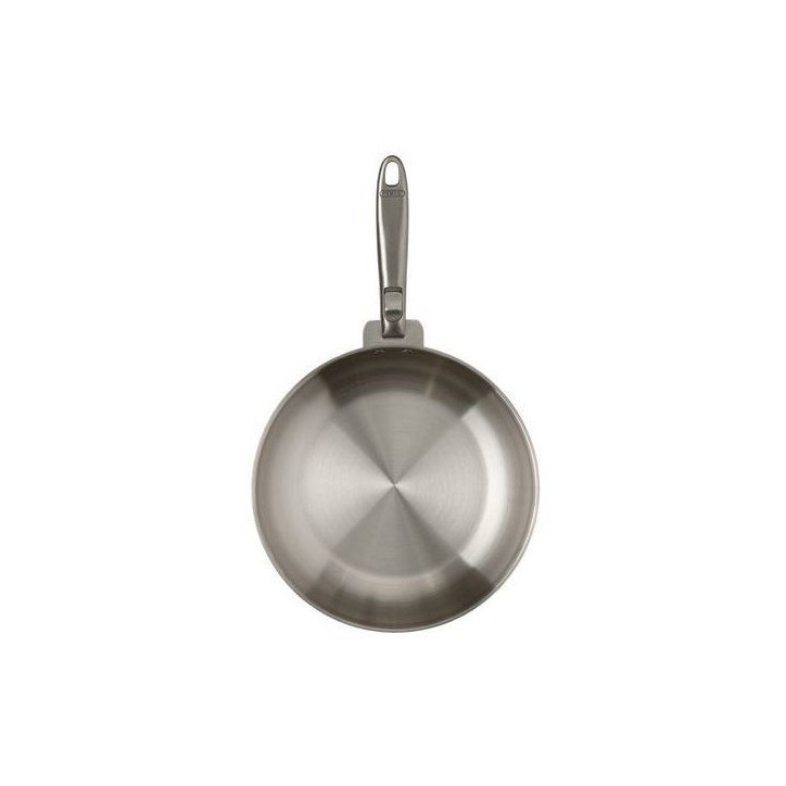 Poele - PYREX - Infinity - 20 cm - Inox - Poignée amovible - Sans poignée