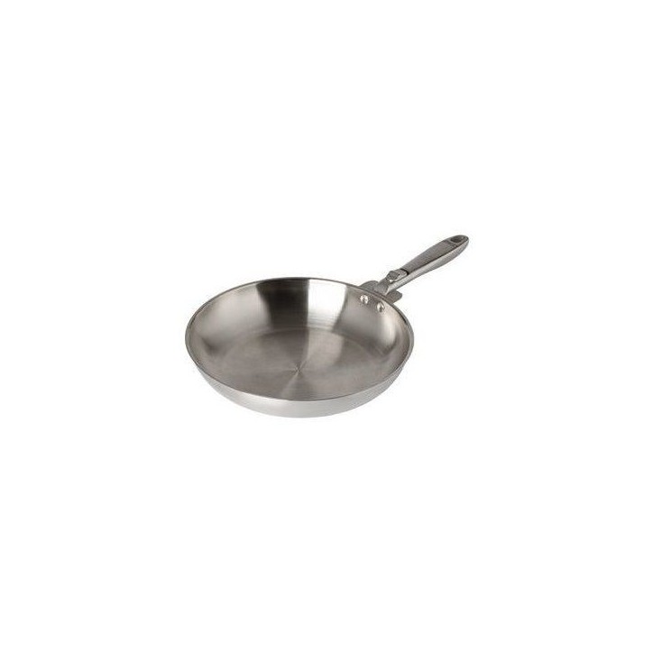 Poele - PYREX - Infinity - 28 cm - Inox - Poignée amovible - Sans poignée Poele - PYREX - Infinity - 28 cm - Inox - Poignée amovible - Sans poignée