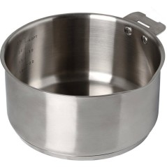 Casserole - PYREX - Infinity - 20 cm - Inox - Poignée amovible - Sans
