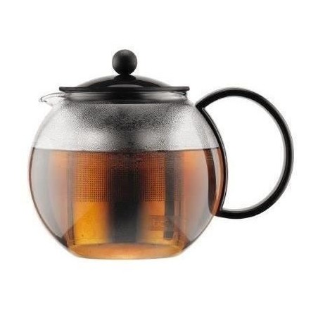 Théiere a piston BODUM - ASSAM - couvercle plastique - filtre en inox