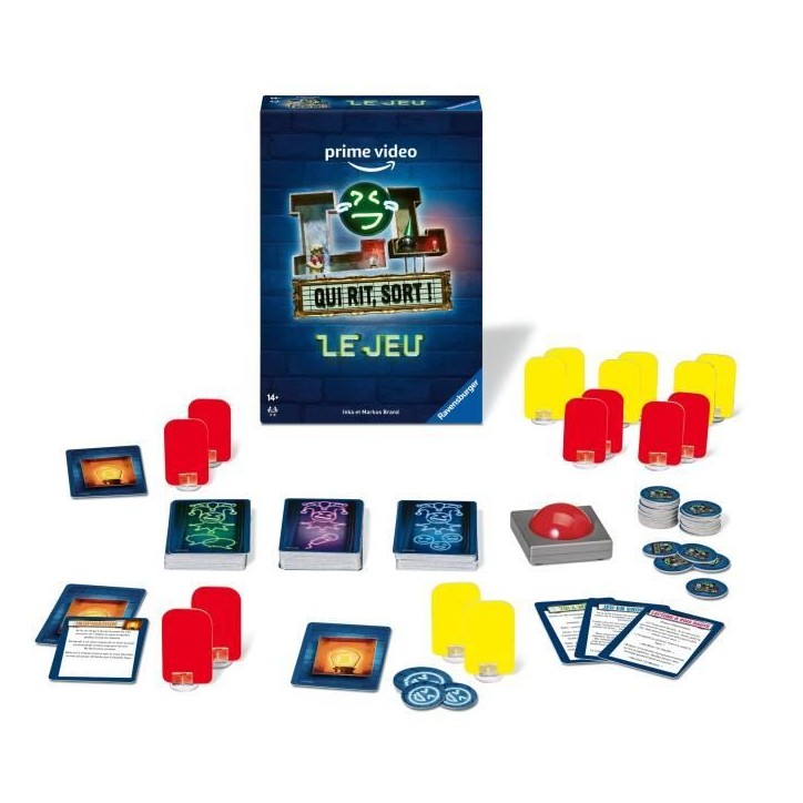 LOL : qui rit, sort ! Jeu d'ambiance en famille ou entre amis, Des 14 ans, Mixte, 27587, Version française, Ravensburger LOL : qui rit, sort ! Jeu d'ambiance en famille ou entre amis, Des 14 ans, Mixte, 27587, Version française, Ravensburger