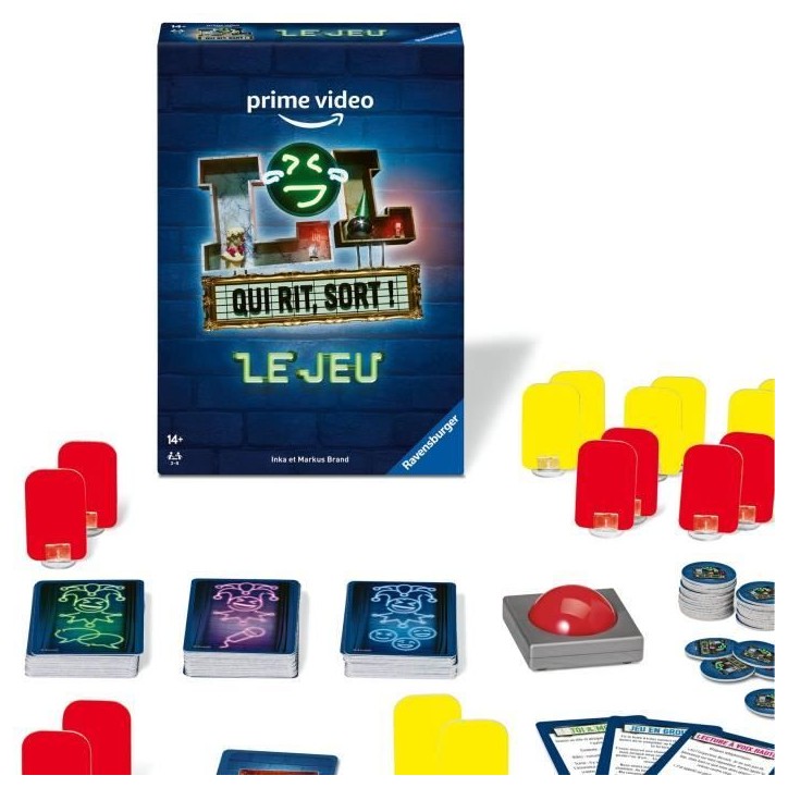 LOL : qui rit, sort ! Jeu d'ambiance en famille ou entre amis, Des 14 ans, Mixte, 27587, Version française, Ravensburger LOL : qui rit, sort ! Jeu d'ambiance en famille ou entre amis, Des 14 ans, Mixte, 27587, Version française, Ravensburger