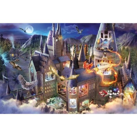 Puzzle 3000 pieces Vue sur le château de Poudlard / Harry Potter, des