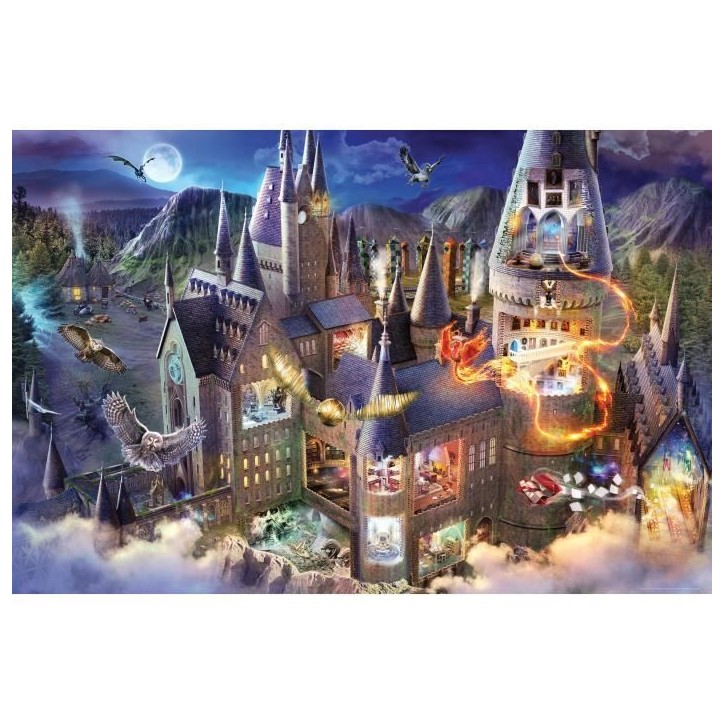 Puzzle 3000 pieces Vue sur le château de Poudlard / Harry Potter, des 14 ans, 17561, Ravensburger Puzzle 3000 pieces Vue sur le château de Poudlard / Harry Potter, des 14 ans, 17561, Ravensburger