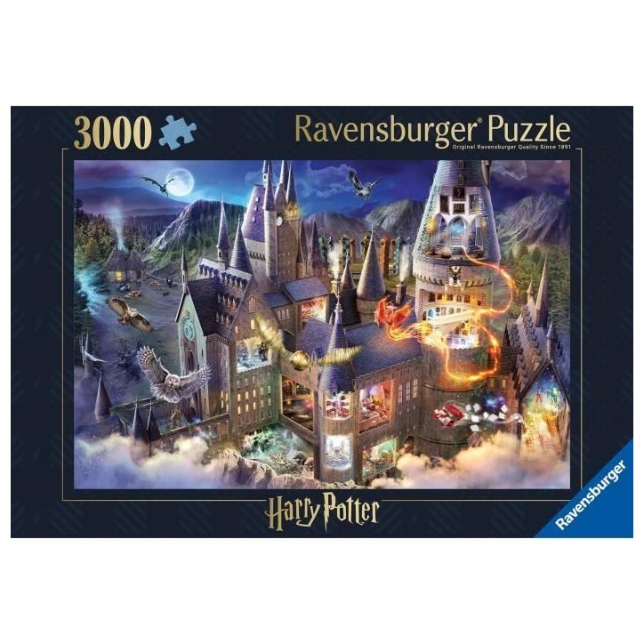 Puzzle 3000 pieces Vue sur le château de Poudlard / Harry Potter, des 14 ans, 17561, Ravensburger Puzzle 3000 pieces Vue sur le château de Poudlard / Harry Potter, des 14 ans, 17561, Ravensburger